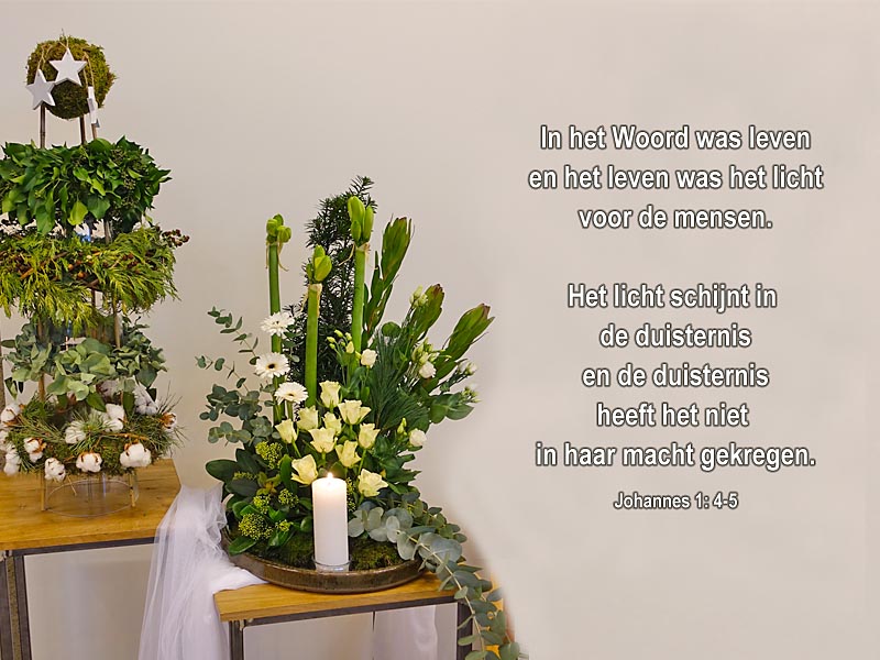 Liturgisch Bloemstuk Voor De Laatste Zondag Van Het Kerkelijk Jaar